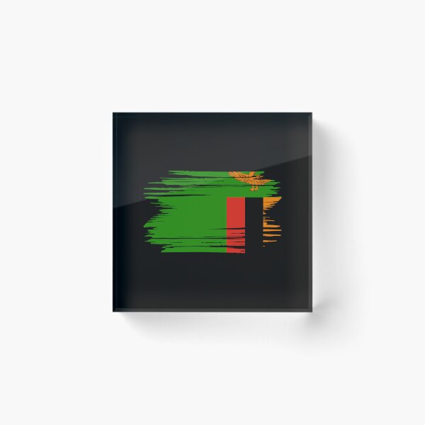 Item preview, Distressed Zambia Flag ZM designed and sold by shitpostee.
