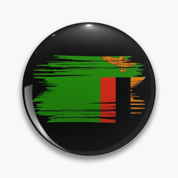Item preview, Distressed Zambia Flag ZM designed and sold by shitpostee.