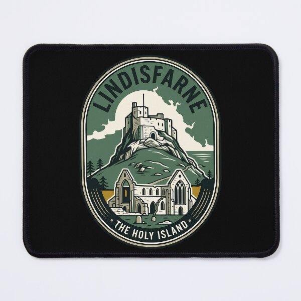 Item preview, Lindisfarne Holy Island Vintage Travel Emblem designed and sold by k3rstman1.