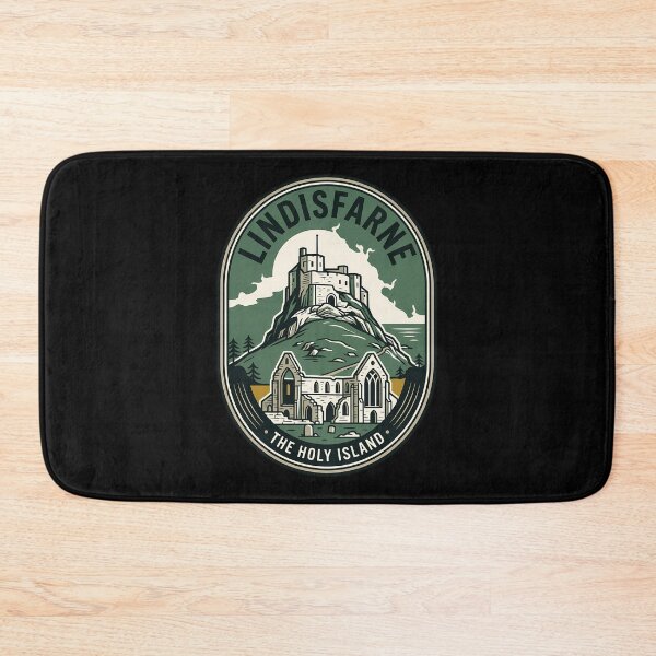Item preview, Lindisfarne Holy Island Vintage Travel Emblem designed and sold by k3rstman1.
