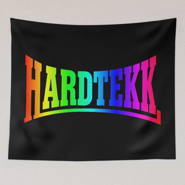 Item preview, Hardtekk Rainbow Techno Rave Festival Art designed and sold by SPAZE-Typo.