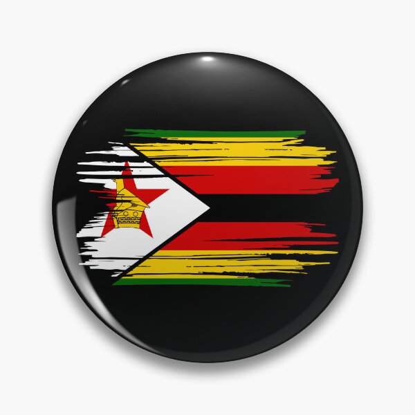 Item preview, Distressed Zimbabwe Flag ZW designed and sold by shitpostee.