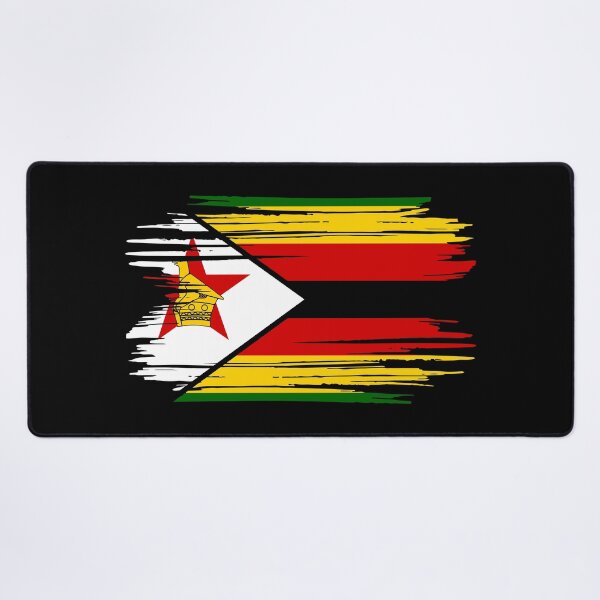Item preview, Distressed Zimbabwe Flag ZW designed and sold by shitpostee.