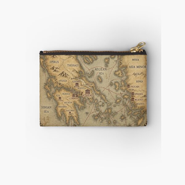 Item preview, Ancient Greece Antique Collector's Map Poster Print designed and sold by SunnyDesign82.