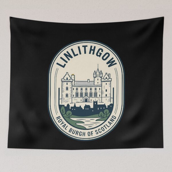 Item preview, Linlithgow Scotland Royal Burgh Vintage Travel Emblem designed and sold by k3rstman1.
