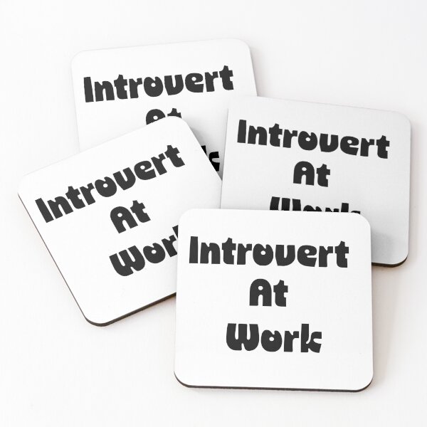 Item preview, Introvert At Work Funny Corporate Office Survivor Quote Tee designed and sold by FarazDesign110.