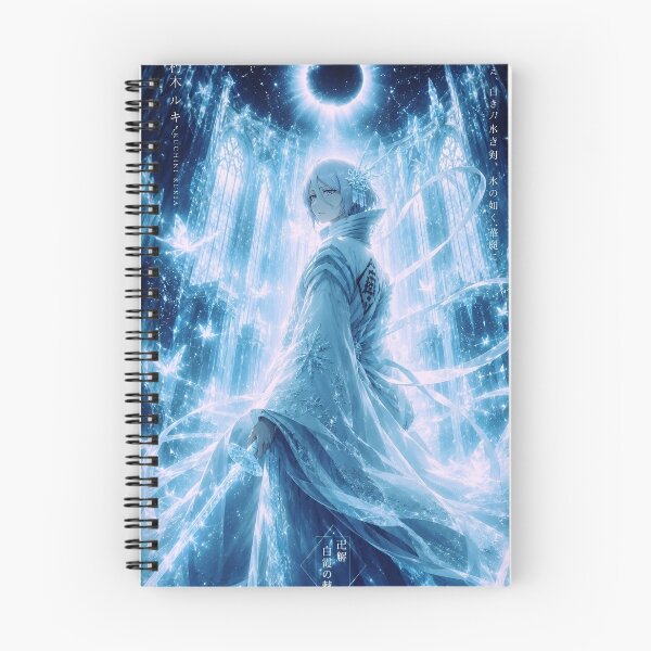 Item preview, Rukia Kuchiki Bankai Hakka no Togame | Bleach Ice Queen Anime Art Print designed and sold by Dyan4.