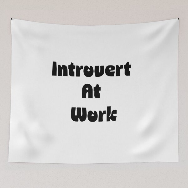 Item preview, Introvert At Work Funny Corporate Office Survivor Quote Tee designed and sold by FarazDesign110.