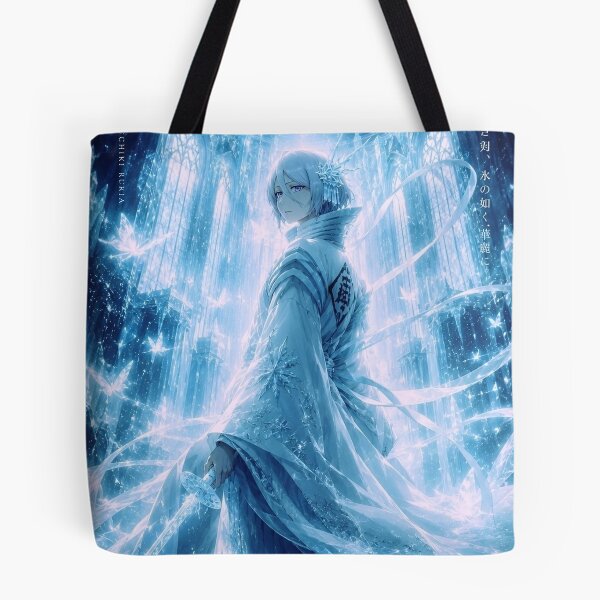 Item preview, Rukia Kuchiki Bankai Hakka no Togame | Bleach Ice Queen Anime Art Print designed and sold by Dyan4.