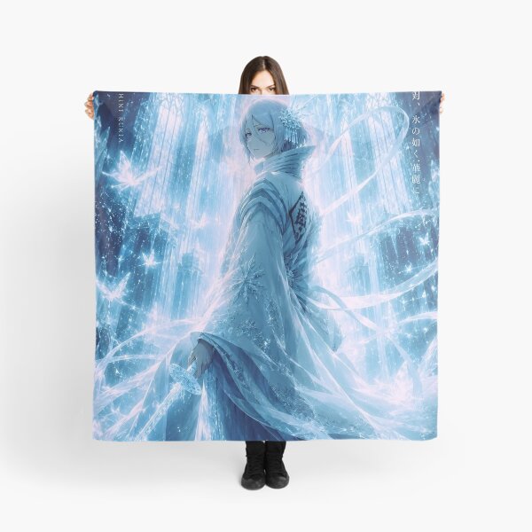 Item preview, Rukia Kuchiki Bankai Hakka no Togame | Bleach Ice Queen Anime Art Print designed and sold by Dyan4.