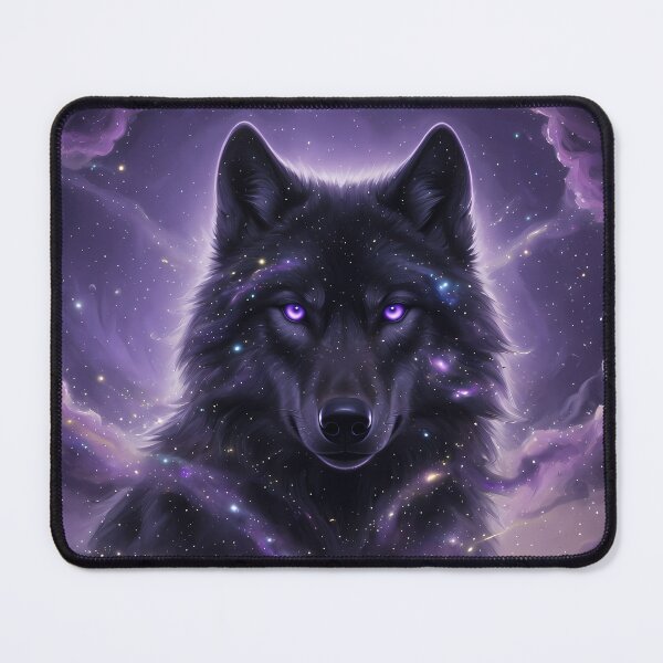 Item preview, Cosmic Galaxy Wolf | Purple Space Fantasy designed and sold by RkskArt.