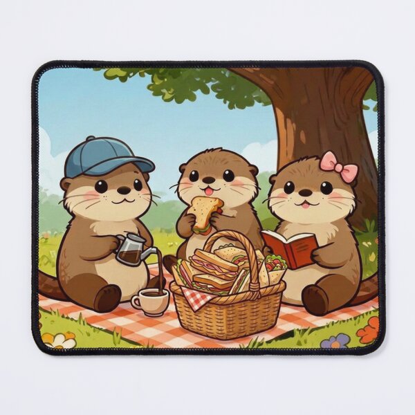 Item preview, Picnic Otters designed and sold by otterbean.