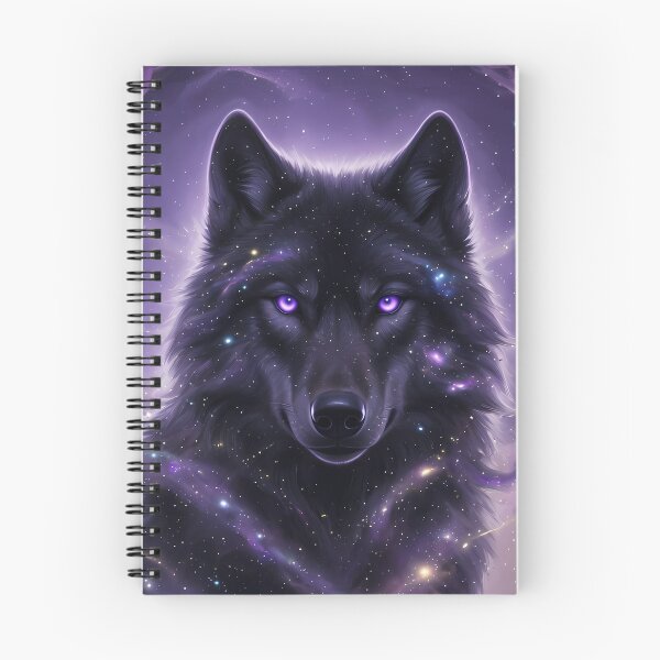 Item preview, Cosmic Galaxy Wolf | Purple Space Fantasy designed and sold by RkskArt.