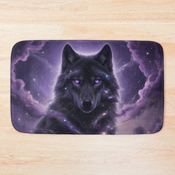 Item preview, Cosmic Galaxy Wolf | Purple Space Fantasy designed and sold by RkskArt.