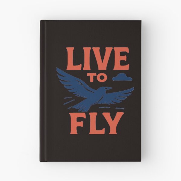 Item preview, Live to Fly – Inspirational Freedom Quote Design designed and sold by Nikoverse.