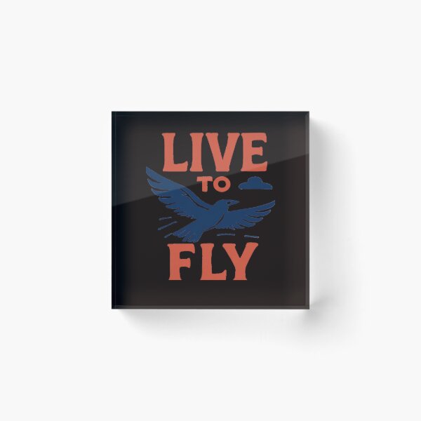Item preview, Live to Fly – Inspirational Freedom Quote Design designed and sold by Nikoverse.