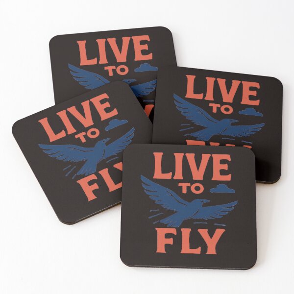 Item preview, Live to Fly – Inspirational Freedom Quote Design designed and sold by Nikoverse.