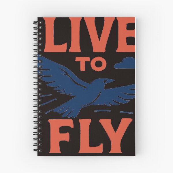 Item preview, Live to Fly – Inspirational Freedom Quote Design designed and sold by Nikoverse.