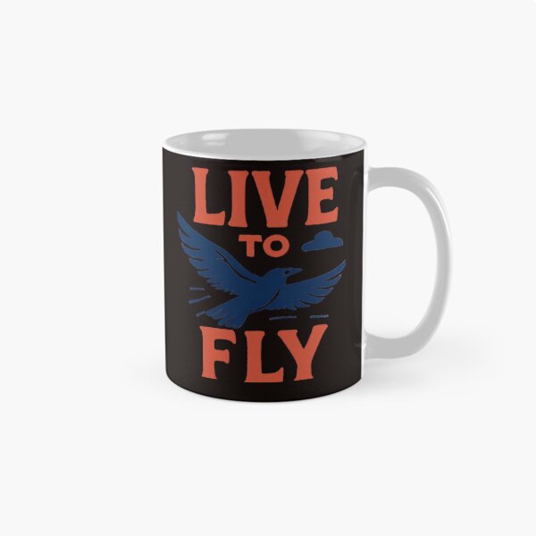 Item preview, Live to Fly – Inspirational Freedom Quote Design designed and sold by Nikoverse.
