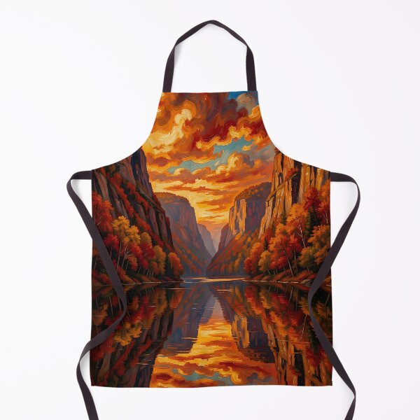 Item preview, Sunset by the Lake in the Fall designed and sold by VoidVeilStudio.