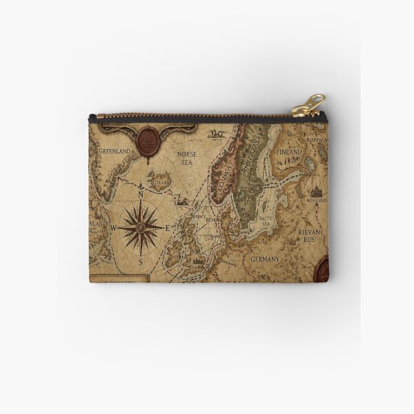 Item preview, Viking Antique Collector's Map Poster Print designed and sold by SunnyDesign82.