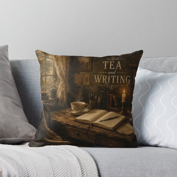 Item preview, Tea & Writing Vintage Cottagecore Botanical Design designed and sold by AMICO77.