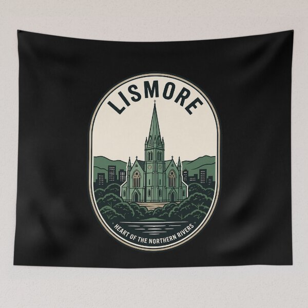 Item preview, Lismore Australia Vintage Travel Emblem Northern Rivers designed and sold by k3rstman1.