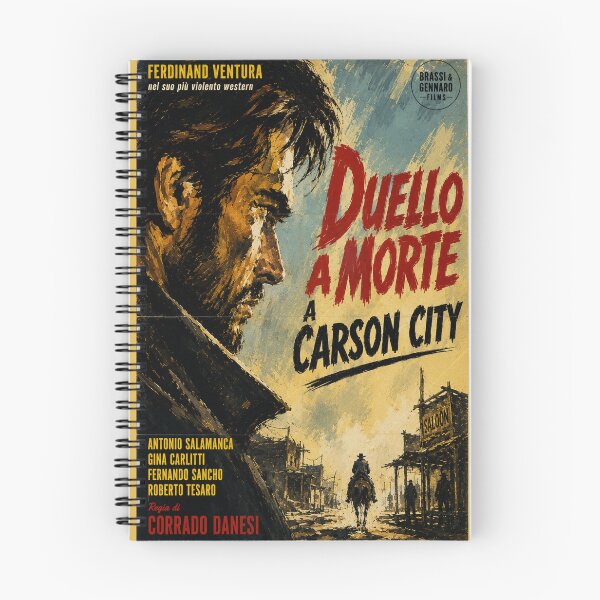 Item preview, Duello a Morte a Carson City, Fictional Spaghetti Western Poster designed and sold by Histoire s du Cinéma B.