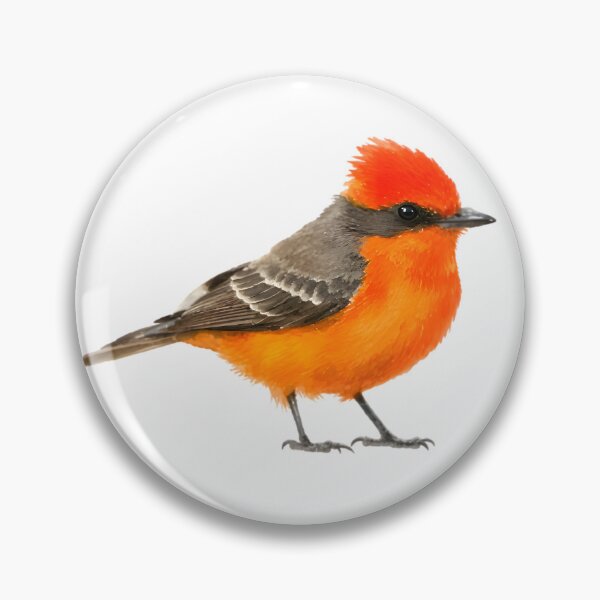Item preview, Vermilion Flycatcher (Pyrocephalus obscurus) designed and sold by HOMETOWN86.
