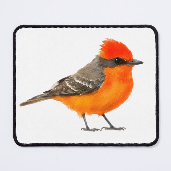 Item preview, Vermilion Flycatcher (Pyrocephalus obscurus) designed and sold by HOMETOWN86.