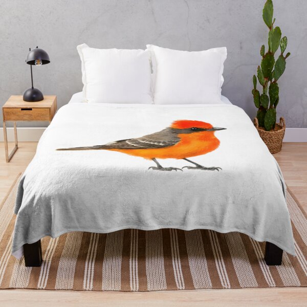 Item preview, Vermilion Flycatcher (Pyrocephalus obscurus) designed and sold by HOMETOWN86.