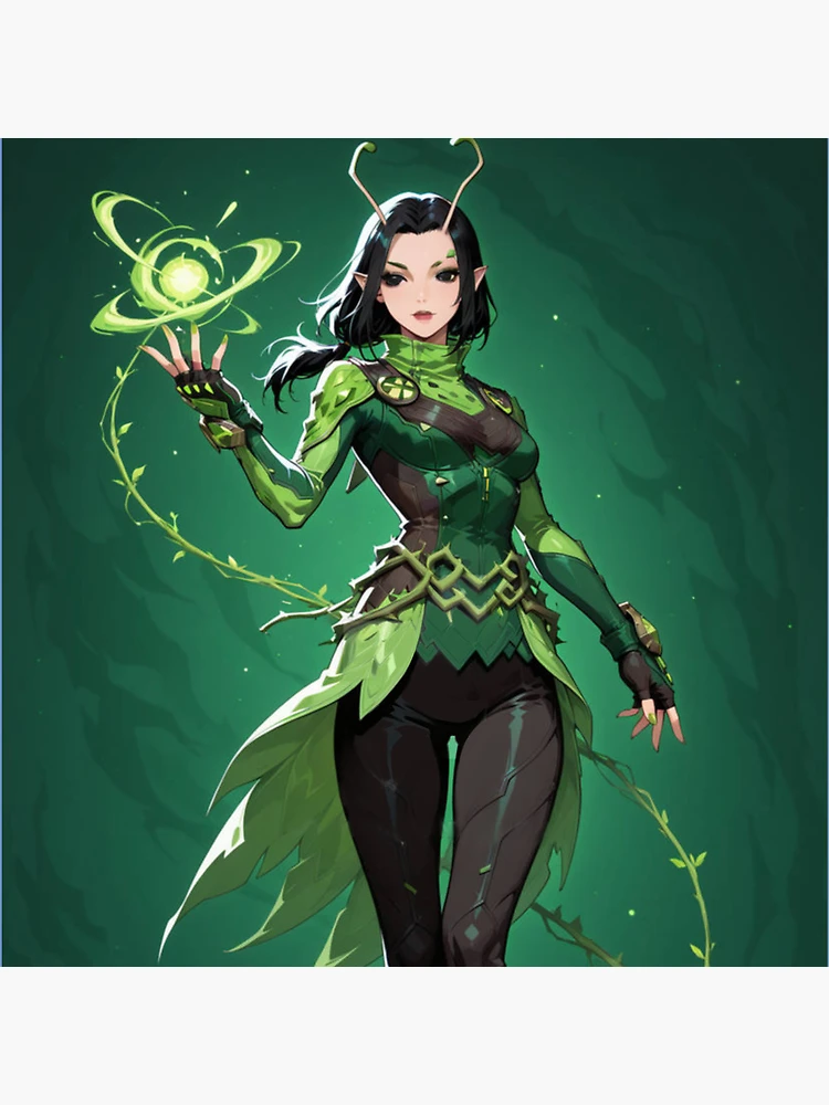 Thumbnail 4 of 4, Clock, Mantis - Marvel Rivals designed and sold by SimpySenpai.