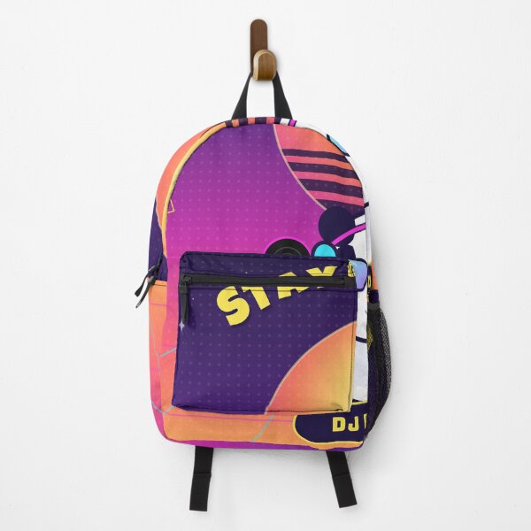 Item preview, Stay Groovy DJ Panda Funny Retro Synthwave Animal Sticker designed and sold by SLAYTHESPACE.