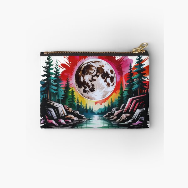 Item preview, Color Splash Moon Landscape Art designed and sold by Gabe1983.