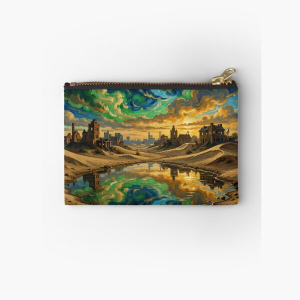 Item preview, Abandoned Ghost Town in the Desert Sand Dunes designed and sold by VoidVeilStudio.