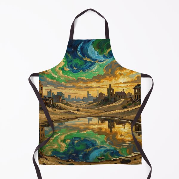 Item preview, Abandoned Ghost Town in the Desert Sand Dunes designed and sold by VoidVeilStudio.