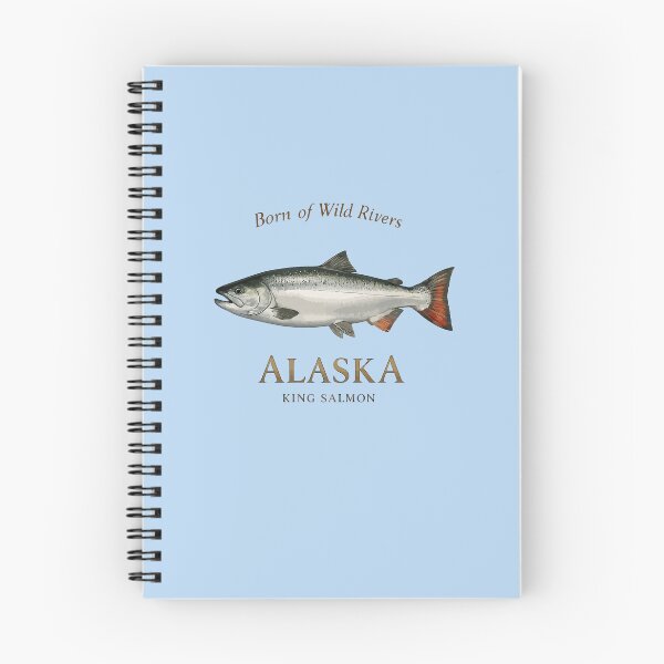 Item preview, Alaska State Fish Chinook Salmon Illustration designed and sold by taiche.