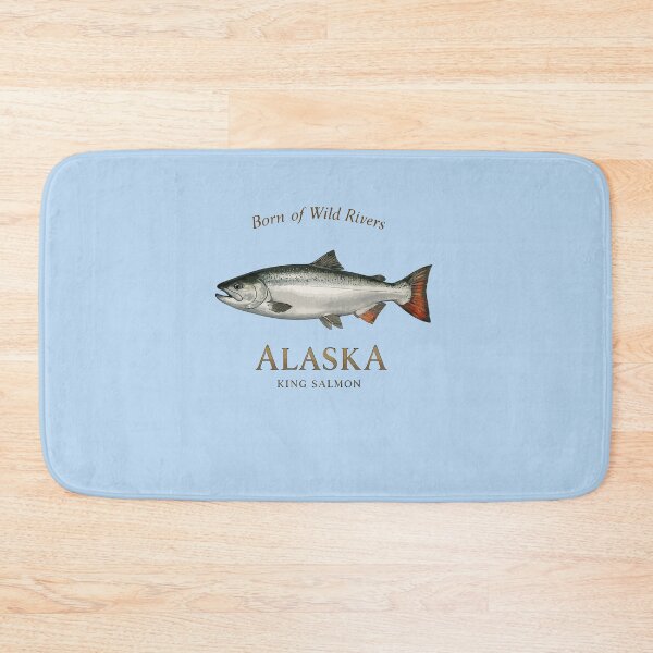 Item preview, Alaska State Fish Chinook Salmon Illustration designed and sold by taiche.