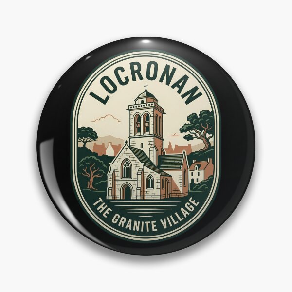 Item preview, Locronan The Granite Village Vintage Travel Emblem designed and sold by k3rstman1.