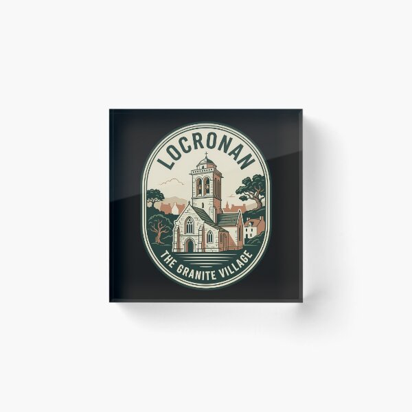 Item preview, Locronan The Granite Village Vintage Travel Emblem designed and sold by k3rstman1.