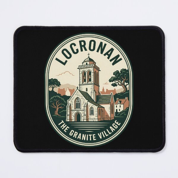 Item preview, Locronan The Granite Village Vintage Travel Emblem designed and sold by k3rstman1.
