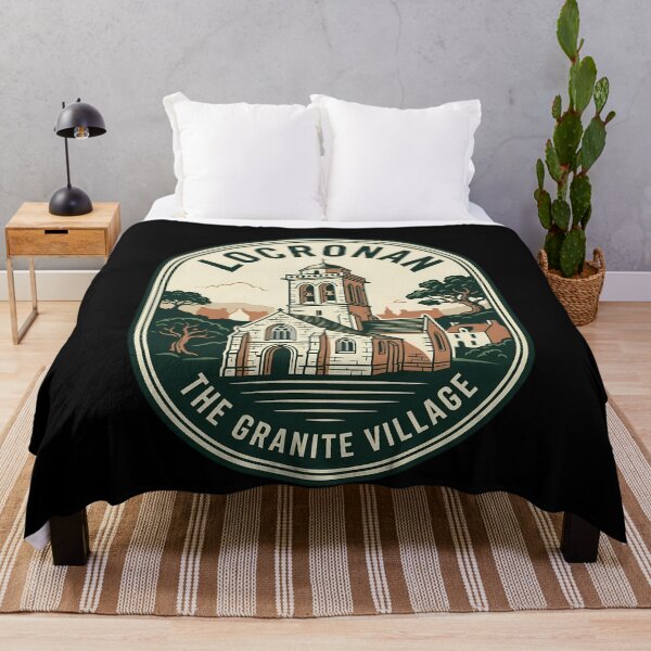 Item preview, Locronan The Granite Village Vintage Travel Emblem designed and sold by k3rstman1.