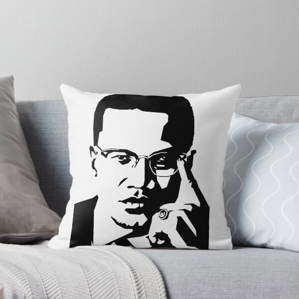 Item preview, Malcolm X in White designed and sold by Wahyu Aji Sadewa.