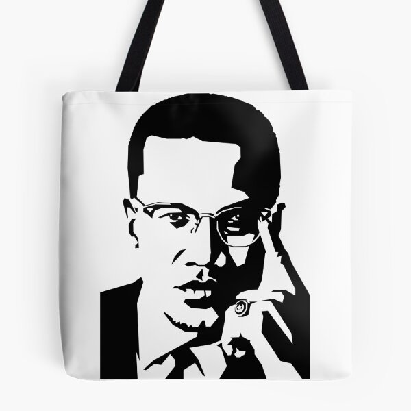 Item preview, Malcolm X in White designed and sold by Wahyu Aji Sadewa.