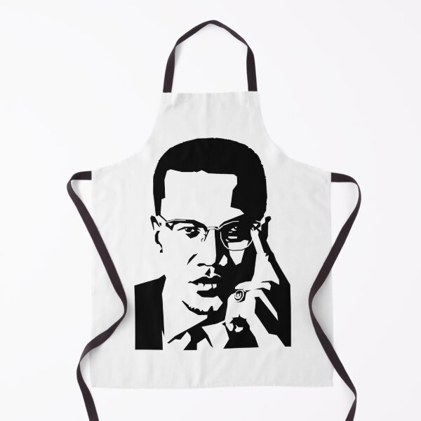 Item preview, Malcolm X in White designed and sold by Wahyu Aji Sadewa.