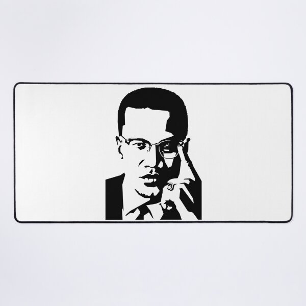 Item preview, Malcolm X in White designed and sold by Wahyu Aji Sadewa.