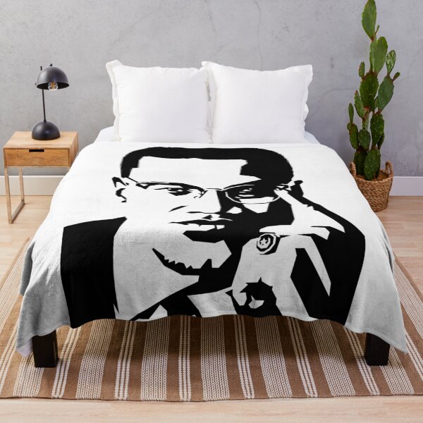 Item preview, Malcolm X in White designed and sold by Wahyu Aji Sadewa.