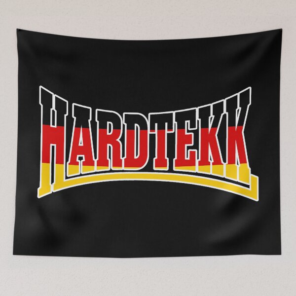 Item preview, Hardtekk German Flag Techno Rave Design designed and sold by SPAZE-Typo.
