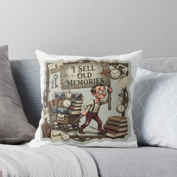 Item preview, I Sell Old Memories Vintage Sticker designed and sold by Imaginarium of Chaos falcon88 .