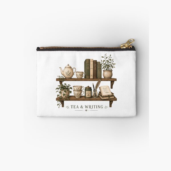Item preview, Tea & Writing Vintage Cottagecore Botanical Design designed and sold by AMICO77.